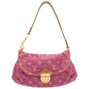 Louis Vuitton Monogram Denim Pleaty Shoulder Bag